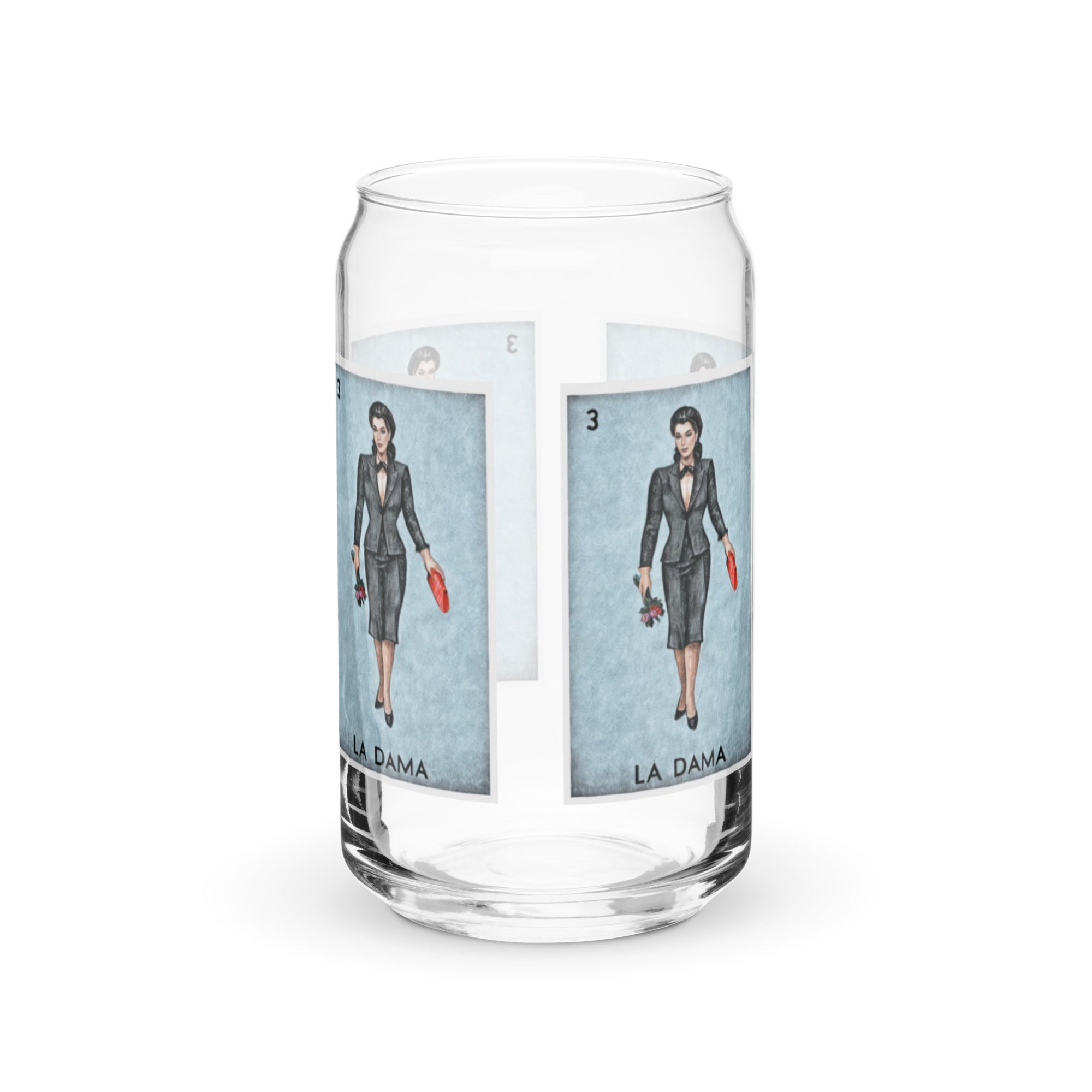 Can-shaped glass